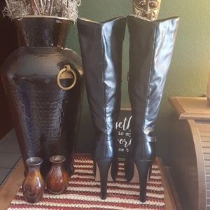 JustFab *EUC* knee high platform boots
